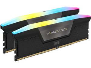 CORSAIR Vengeance RGB 64GB (2 x 32GB) 288-Pin PC RAM DDR5 6400 (PC5 51200) Desktop Memory Model CMH64GX5M2B6400C32 CORSAIR Vengeance RGB 64GB (2 x 32GB) 288-Pin PC RAM DDR5 6400 (PC5 51200) Desktop Memory Model CMH64GX5M2B6400C32