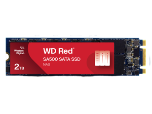 Western Digital WD Red SA500 M.2 2280 2TB SATA III 3D NAND Internal Solid State Drive (SSD) WDS200T1R0B