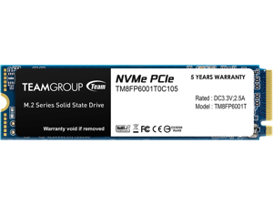 Team Group MP33 M.2 2280 1TB PCIe 3.0 x4 with NVMe 1.3 3D NAND Internal Sol...