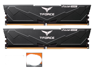 Team T-Force Vulcan 32GB (2 x 16GB) 288-Pin PC RAM DDR5 6000 (PC5 48000) Desktop Memory Model FLBD532G6000HC38ADC01