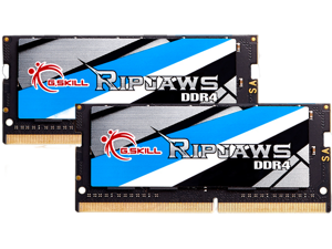 G.SKILL Ripjaws Series 32GB (2 x 16GB) 260-Pin DDR4 SO-DIMM DDR4 3200 (PC4 25600) Laptop Memory Model F4-3200C22D-32GRS
