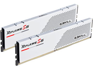 G.SKILL Ripjaws S5 Series 32GB (2 x 16GB) 288-Pin PC RAM DDR5 6000 (PC5 48000) Desktop Memory Model F5-6000J3040F16GX2-RS5W