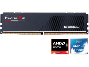 G.SKILL Flare X5 16GB 288-Pin PC RAM DDR5 6000 (PC5 48000) Desktop Memory Model F5-6000J3636F16GX1-FX5 G.SKILL Flare X5 16GB 288-Pin PC RAM DDR5 6000 (PC5 48000) Desktop Memory Model F5-6000J3636F16GX1-FX5
