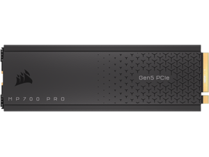 CORSAIR MP700 PRO 2TB with Air Cooler PCIe Gen5 x4 NVMe 2.0 M.2 SSD – High-Density TLC NAND – Active Air Cooler – M.2 2280 – DirectStorage Compatible – Up to 12,400MB/sec