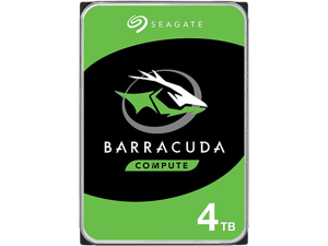 Seagate BarraCuda ST4000DM004 4TB 5400 RPM 256MB Cache SATA 6.0Gb/s 3.5" Hard Drives Bare Drive - OEM