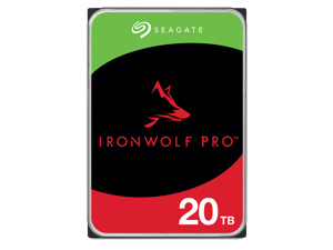 Seagate IronWolf Pro ST20000NT001 20TB 7200 RPM 256MB Cache SATA 6.0Gb/s 3.5" Internal Hard Drive