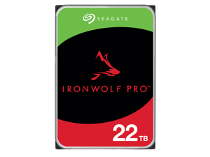 Seagate IronWolf Pro 22TB Enterprise NAS Internal HDD – CMR 3.5in SATA 6Gb/s 7200 RPM (ST22000NT001)
