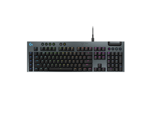 Logitech G915 X Low Profile Mechanical Gaming Keyboard - GL Red Linear Switches, RGB Backlighting - Black