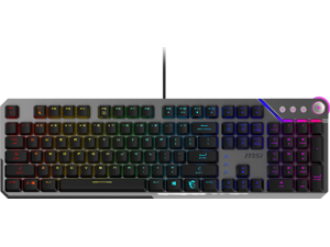 MSI Strike 600 RGB Mechanical Gaming Keyboard - Silent Switches