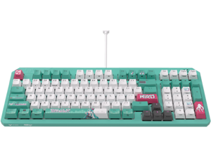 ASUS TUF Gaming K3 Gen II Hatsune Miku Edition Optical-Mechanical RGB Keyboard with IP57 Waterproof and Dust Resistance