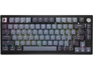 CORSAIR K65 PLUS WIRELESS 75% RGB Mechanical Gaming Keyboard - Pre-Lubricated CORSAIR MLX Red Linear Switches - 2.4GHz Wireless - Bluetooth®