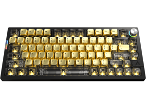MONTECH MKey Pro Newegg 25th Anniversary Limited Gold Edition Mechanical Gaming Keyboard, Tri-Mode Bluetooth 5.2 / 2.4GHz Wireless / USB-C Wired, 75% Layout, Hot-Swappable, VIA/QMK, Gateron G Pro 3.0 MONTECH MKey Pro Newegg 25th Anniversary Limited Gold Edition Mechanical Gaming Keyboard, Tri-Mode Bluetooth 5.2 / 2.4GHz Wireless / USB-C Wired, 75% Layout, Hot-Swappable, VIA/QMK, Gateron G Pro 3.0