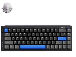 MCHOSE Ace68 Turbo 65% Aluminum Hall Effect Magnetic Switch Keyboard, 16K Polling, Wired - Cyber Black MCHOSE Ace68 Turbo 65% Aluminum Hall Effect Magnetic Switch Keyboard, 16K Polling, Wired - Cyber Black