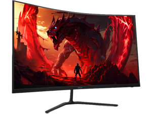 Acer Nitro ED323QU X2bmiipx 31.5" 1000R Curved WQHD (2560 x 1440) Zero Frame Gaming Monitor with AMD FreeSync Premium Technology, Up to 240Hz, 1ms(VRB) - (1 x Display Port 1.4 & 2 x HDMI 2.0 Ports)