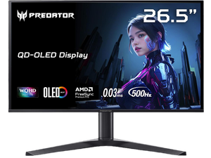 Acer Predator 27 inch QHD 2K 1440P 500Hz with AMD FreeSync Premium Pro (Adaptive Sync) 0.03ms HDR500 OLED Gaming Computer Monitor with Height Adjustable, Swivel, Pivot & Tilt Stand X27U F5bmiippruzx Acer Predator 27 inch QHD 2K 1440P 500Hz with AMD FreeSync Premium Pro (Adaptive Sync) 0.03ms HDR500 OLED Gaming Computer Monitor with Height Adjustable, Swivel, Pivot & Tilt Stand X27U F5bmiippruzx