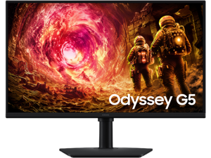 SAMSUNG 27" 180Hz IPS QHD Gaming Monitor FreeSync & G-Sync Compatible sRGB 99% Odyssey G5 G50F LS27FG500ENXZA SAMSUNG 27" 180Hz IPS QHD Gaming Monitor FreeSync & G-Sync Compatible sRGB 99% Odyssey G5 G50F LS27FG500ENXZA