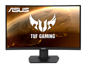 ASUS TUF Gaming VG24VQE 24" (23.6" Viewable) Full HD 1920 x 1080 1ms (MPRT) 165Hz HDMI, DisplayPort FreeSync Premium Curved Gaming Monitor