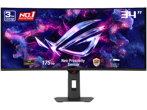 ASUS ROG Strix 34" Ultrawide OLED HDR Gaming Computer Monitor (XG34WCDG) - 3440x1440, 175Hz, 0.03ms, OLED Care Pro, True 10-bit, G-SYNC Compatible, DisplayWidget, Extreme Low Motion Blur ASUS ROG Strix 34" Ultrawide OLED HDR Gaming Computer Monitor (XG34WCDG) - 3440x1440, 175Hz, 0.03ms, OLED Care Pro, True 10-bit, G-SYNC Compatible, DisplayWidget, Extreme Low Motion Blur