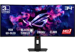 ASUS ROG Strix 34 inch UltraWide QHD 2K 1440P 280Hz G-Sync Compatible HDR500 0.03ms USB-C OLED Curved Gaming Computer Monitor XG34WCDMS ASUS ROG Strix 34 inch UltraWide QHD 2K 1440P 280Hz G-Sync Compatible HDR500 0.03ms USB-C OLED Curved Gaming Computer Monitor XG34WCDMS