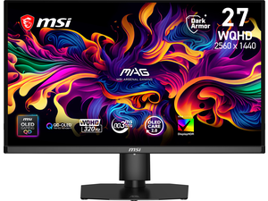 MSI 26.5" 320Hz QD-OLED Gaming Monitor FreeSync Premium Pro & G-Sync Compatible Adobe RGB 98% / DCI-P3 99.7% / sRGB 143.73% (CIE1976 Standard) MAG OLED 271QP X32 MSI 26.5" 320Hz QD-OLED Gaming Monitor FreeSync Premium Pro & G-Sync Compatible Adobe RGB 98% / DCI-P3 99.7% / sRGB 143.73% (CIE1976 Standard) MAG OLED 271QP X32