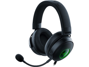 Razer Kraken V3 HyperSense Wired USB Gaming Headset w/Haptic Technology: Triforce Titanium 50mm Drivers - THX Spatial Audio - Hybrid Fabric & Leatherette Memory Foam Cushions - Detachable Mic