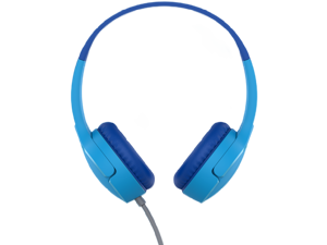 Belkin SoundForm Mini Blue Wired On-Ear Headphones for Kids AUD004BTBL Belkin SoundForm Mini Blue Wired On-Ear Headphones for Kids AUD004BTBL