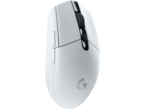 Logitech G305 LIGHTSPEED Wireless Gaming Mouse, Hero 12K Sensor, 12,000 DPI, Lightweight, 6 Programmable Buttons, 250h Battery Life, On-Board Memory, PC/Mac - White
