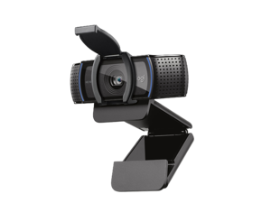 Logitech C920s HD Pro Webcam, Full HD 1080p/30fps Video Calling, Clear Stereo Audio, HD Light Correction, Works with Skype, Zoom, FaceTime, Hangouts, PC/Mac/Laptop/Macbook/Tablet - Black