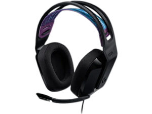 Logitech G335 Wired Gaming Headset, with Flip to Mute Microphone, 3.5mm Audio Jack, Memory Foam Earpads, Lightweight, Compatible with PC, PlayStation, Xbox, Nintendo Switch – Black