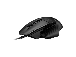 Logitech G502 X Wired Gaming Mouse - LIGHTFORCE hybrid optical-mechanical primary switches, HERO 25K gaming sensor, compatible with PC - macOS/Windows - Black