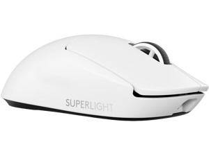 Logitech G PRO X Superlight 2 Lightspeed Wireless Gaming Mouse, Lightweight, LIGHTFORCE Hybrid Switches, Hero 2 Sensor, 32,000 DPI, 5 Programmable Buttons, USB-C Charging, PC & Mac - White