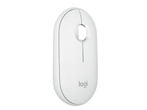 Logitech Pebble 2 M350s Mouse, Slim, Compact design, Bluetooth® Wireless, Customizable button, Multi-device pairing - Tonal White Logitech Pebble 2 M350s Mouse, Slim, Compact design, Bluetooth® Wireless, Customizable button, Multi-device pairing - Tonal White