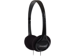 Koss KPH7 On-Ear Portable Lightweight Stereo Headphones, Black Koss KPH7 On-Ear Portable Lightweight Stereo Headphones, Black