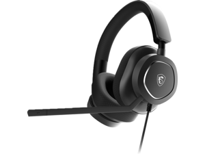 MSI MAESTRO300 Wired Gaming Headset, USB-C, 40mm Neodymium Drivers, Detachable Unidirectional (Cardioid) Mic, Lightweight, PC/Mac/PlayStation®/Nintendo Switch™/Android & iOS