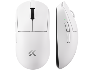 MCHOSE A7V2 Ultra Tri-Mode Lightweight Gaming Mouse, Dual 8K Wired/Wireless, PAW3950TI, 500mAh - White MCHOSE A7V2 Ultra Tri-Mode Lightweight Gaming Mouse, Dual 8K Wired/Wireless, PAW3950TI, 500mAh - White