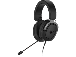 ASUS TUF H3 Gaming Headset H3 – Discord, TeamSpeak Certified, 7.1 Surround Sound, Gaming Headphones with Boom Microphone for PC, Playstation 4, Nintendo Switch, Xbox One, Mobile Devices