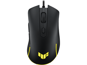 ASUS TUF Gaming M3 Gen II ultralight 59-gram wired gaming mouse, IP56 dust and water resistance, 8000 dpi sensor, six programmable buttons, Black