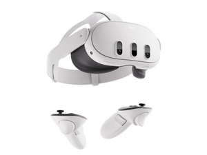 Meta Quest 3 512GB — Breakthrough Mixed Reality — Powerful Performance - White