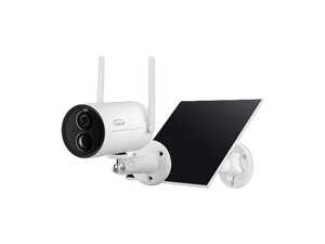 Smart WiFi Bullet Security Camera with Solar Panel, 2 Way Audio, IP65, Anti-Theft, AI Detection, Cloud Storage, 2.4Ghz WiFi, Solar Powered, Works with Alexa & Google Home Smart WiFi Bullet Security Camera with Solar Panel, 2 Way Audio, IP65, Anti-Theft, AI Detection, Cloud Storage, 2.4Ghz WiFi, Solar Powered, Works with Alexa & Google Home