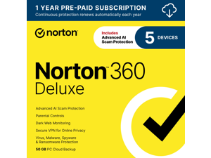 Norton 360 Deluxe 2025 (5 Devices)