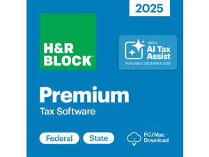H&R Block Tax Software Premium 2025