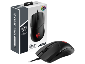 MSI CLUTCHGM41 Lightweight V2 Gaming USB RGB Adjustable up to 16000 DPI Desktop Laptop Gaming Mouse (Clutch GM41 Light Weight V2)