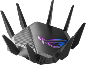 ASUS WiFi 6E Gaming Router (ROG Rapture GT-AXE11000) - Tri-Band 10 Gigabit Wireless Router, World's First 6GHz Band for Wider Channels & Higher Capacity, 1.8GHz Quad-Core processor, 2.5G Port ASUS WiFi 6E Gaming Router (ROG Rapture GT-AXE11000) - Tri-Band 10 Gigabit Wireless Router, World's First 6GHz Band for Wider Channels & Higher Capacity, 1.8GHz Quad-Core processor, 2.5G Port