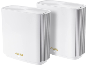 ASUS ZenWiFi Whole-Home Tri-Band Mesh WiFi 6E System (ET8 2PK), Coverage up to 5,500 sq.ft & 6+Rooms, 6600Mbps, New 6GHz Band, AiMesh,Instant Guard