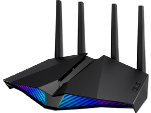 ASUS RT-AX82U/CA AX5400 Dual-Band WiFi 6 Gaming Router, Game Acceleration, Mesh WiFi Support, Dedicated Gaming Port, Mobile Game Boost, MU-MIMO, Aura RGB ASUS RT-AX82U/CA AX5400 Dual-Band WiFi 6 Gaming Router, Game Acceleration, Mesh WiFi Support, Dedicated Gaming Port, Mobile Game Boost, MU-MIMO, Aura RGB