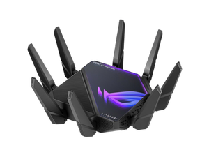 ASUS ROG Rapture GT-AXE16000 Quad-Band Wifi 6E Gaming Router, Dual 10G Ports, 2.5G WAN Port, AiMesh Support, Triple-level Game Acceleration, Lifetime Internet Security ASUS ROG Rapture GT-AXE16000 Quad-Band Wifi 6E Gaming Router, Dual 10G Ports, 2.5G WAN Port, AiMesh Support, Triple-level Game Acceleration, Lifetime Internet Security