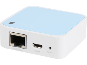 TP-Link N300 Wireless Portable Nano Travel Router(TL-WR802N) - WiFi Bridge/Range Extender/Access Point/Client Modes, Mobile in Pocket TP-Link N300 Wireless Portable Nano Travel Router(TL-WR802N) - WiFi Bridge/Range Extender/Access Point/Client Modes, Mobile in Pocket