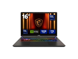 MSI Vector - LCD 16" QHD+ GeForce RTX 5080 Laptop GPU - Intel Core Ultra 9 275HX - 16GB Memory - 1 TB SSD - Windows 11 Home Gaming Laptop - 240 Hz (Vector 16 HX AI A2XWIG-050US ) MSI Vector - LCD 16" QHD+ GeForce RTX 5080 Laptop GPU - Intel Core Ultra 9 275HX - 16GB Memory - 1 TB SSD - Windows 11 Home Gaming Laptop - 240 Hz (Vector 16 HX AI A2XWIG-050US )