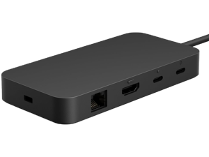 Microsoft Surface USB4 Docking Station – Gigabit Ethernet - USB C to 2xUSB-C - 1xUSB-A/HDMI - 65W Power Delivery - Black EP2-19862 Microsoft Surface USB4 Docking Station – Gigabit Ethernet - USB C to 2xUSB-C - 1xUSB-A/HDMI - 65W Power Delivery - Black EP2-19862