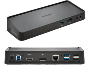 Kensington Dual DisplayPort & HDMI Docking Station USB 3.0 for Windows, Mac OS, Surface Pro & Surface Laptop (K33997WW) Kensington Dual DisplayPort & HDMI Docking Station USB 3.0 for Windows, Mac OS, Surface Pro & Surface Laptop (K33997WW)